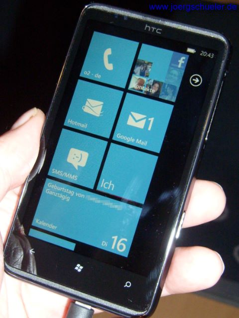 htc hd7 android. HTC HD7 Windows Phone.